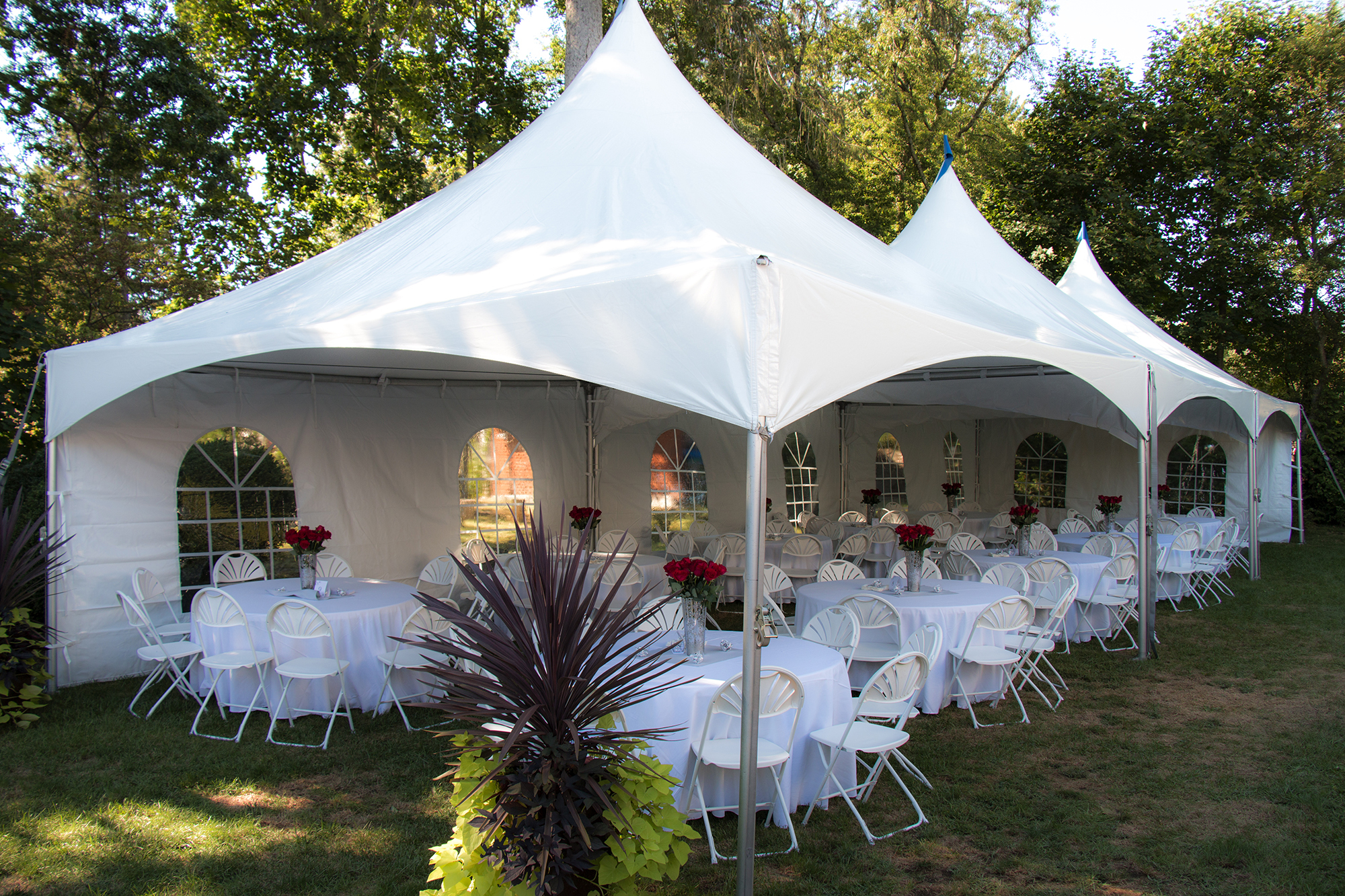 CELINA Pinnacle Tents setup for elegant event